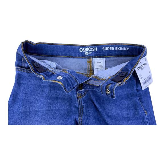 Kids Osh Kosh Bgosh Super Skinny Denim Jeans Size 8/8A NEW NWT - Picture 11 of 13